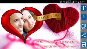 Lovers Photo Frames پوسٹر