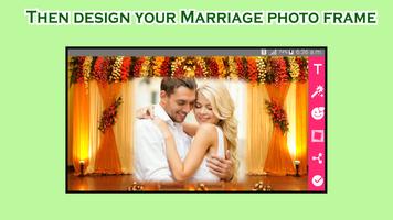 Marriage Photo Frames Affiche