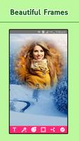 Snowfall Photo Frames स्क्रीनशॉट 2