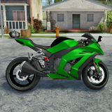 Kawasaki Ninja Zx10R Games 3D أيقونة