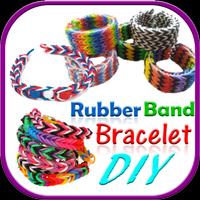 DIY Rubber Bands Bracelet – Step by Step Tutorial ポスター