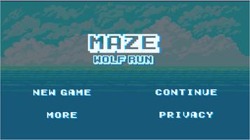 Poster Maze Wolf Run