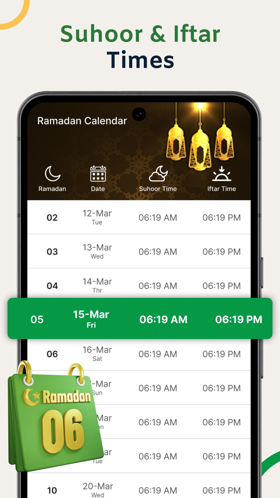Ramadan Calendar 2025 Time APK for Android Download