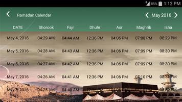 برنامه‌نما Prayer Times عکس از صفحه