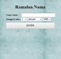 Ramalan Nama syot layar 1