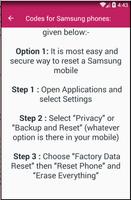 factory reset codes  any mobile ภาพหน้าจอ 2