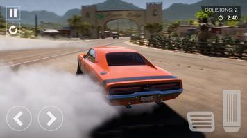 Drift Dodge Charger Simulator captura de pantalla 1