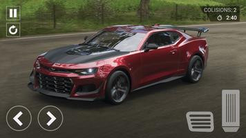 Camaro Car Chevrolet Driving poster