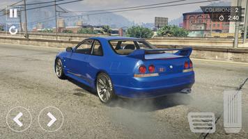 Skyline GTR Drift Simulator تصوير الشاشة 3
