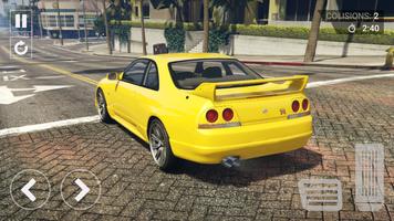 Skyline GTR Drift Simulator تصوير الشاشة 1