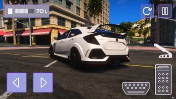 Car Game Honda Civic JDM Drift الملصق