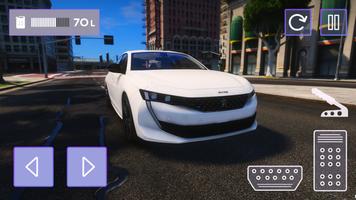 Car Peugeot 508: Drive & Drift تصوير الشاشة 1