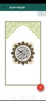 برنامه‌نما Surah waqia in audio & reading عکس از صفحه