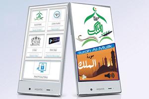 Surah mulk in mp3 and reading-poster