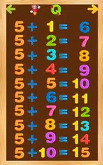Addition Tables & Exercises APK Herunterladen