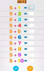 Addition Tables & Exercises APK Herunterladen