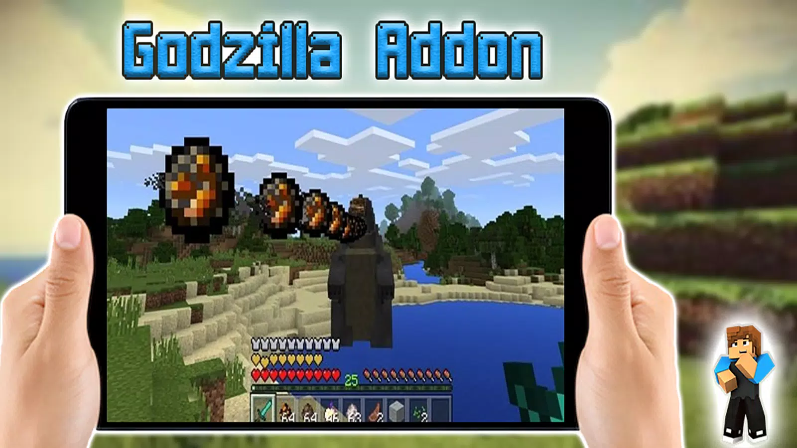 Android 用の Godzilla Mod For Minecraft Pe Apk をダウンロード