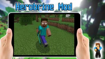 Herobrine Mod for Minecraft Po capture d'écran 1