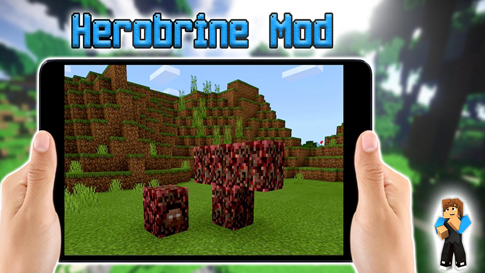 Herobrine Mod For Minecraft Pocket Edition For Android Apk Download
