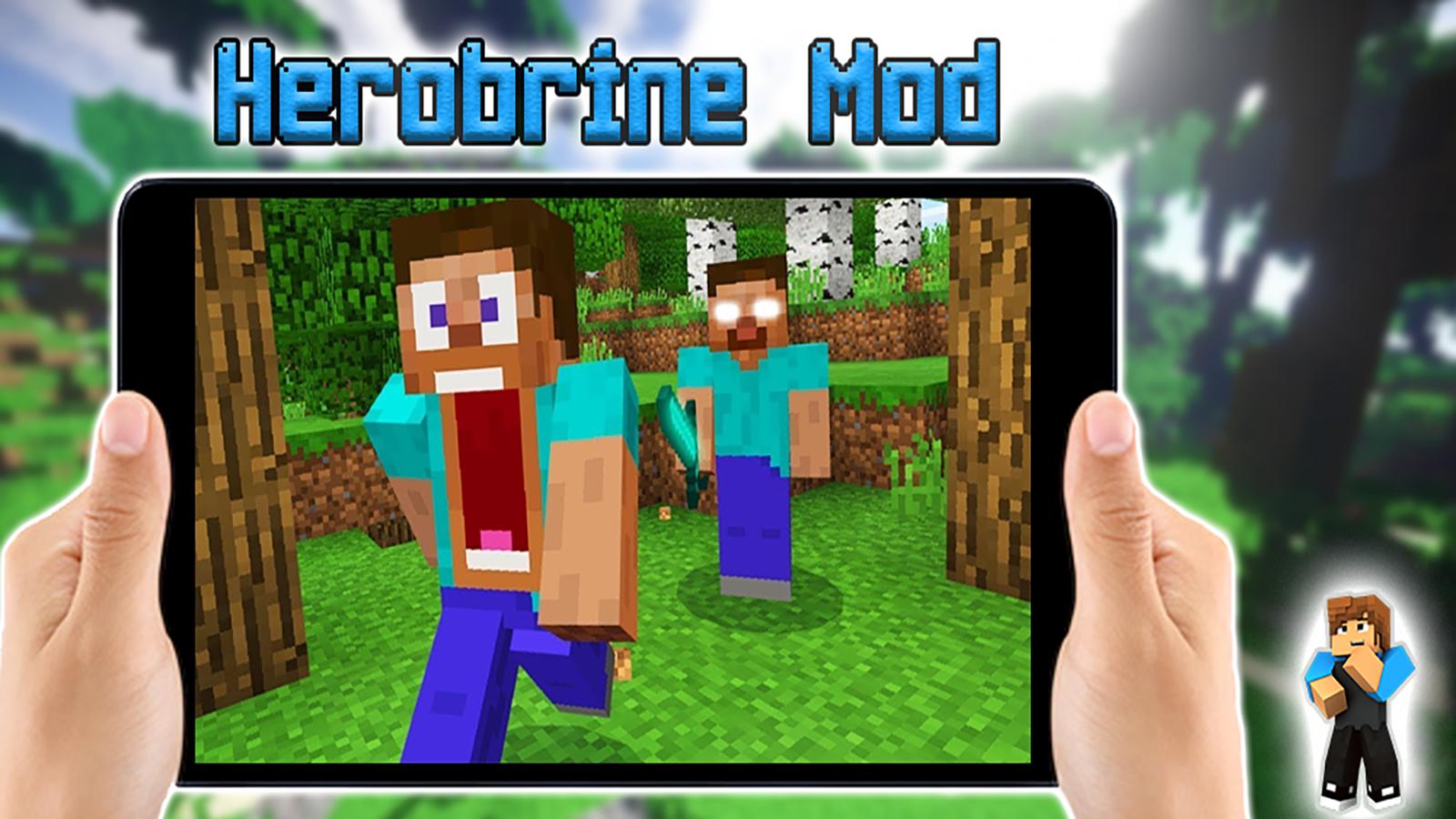 Android 用の Herobrine Mod For Minecraft Pocket Edition Apk をダウンロード