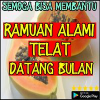 Ramuan Alami Telat Datang Bulan الملصق