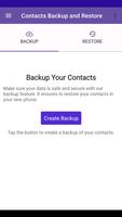 Contacts Backup and Restore poster