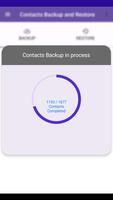 Contacts Backup and Restore ภาพหน้าจอ 2