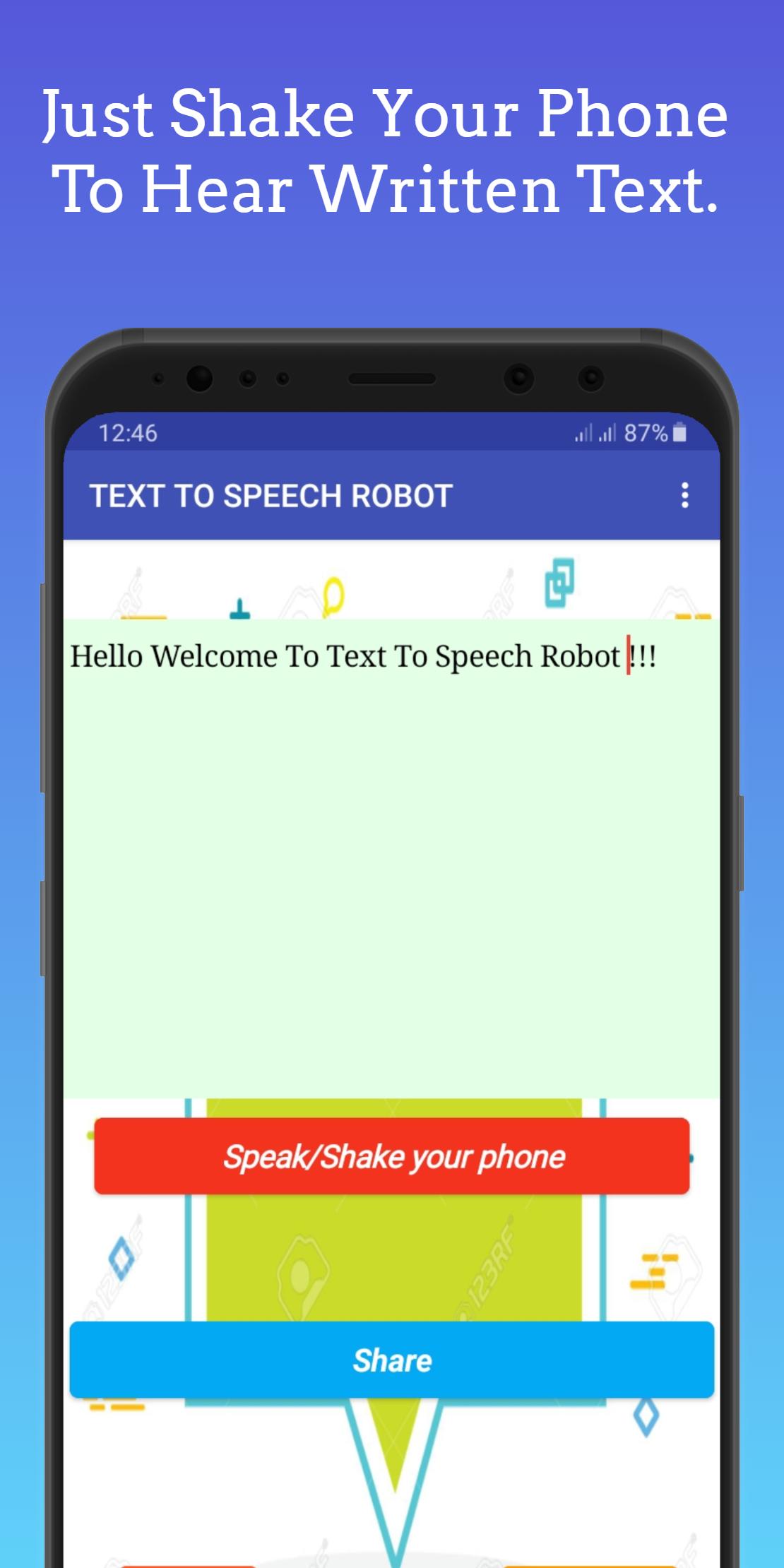 Text to Speech Robot pour Android - Téléchargez l'APK