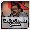 Rocky Gerung : Kata-kata & Quotes Cerdas, Pedas 😶 APK