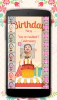 Birthday Invitation Card Maker تصوير الشاشة 3