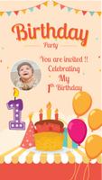 Birthday Invitation Card Maker capture d'écran 2