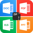 Document Reader-Zip Unzip أيقونة