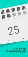 Dado - Dice rolling app poster