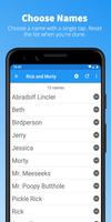 Random Name Picker اسکرین شاٹ 1