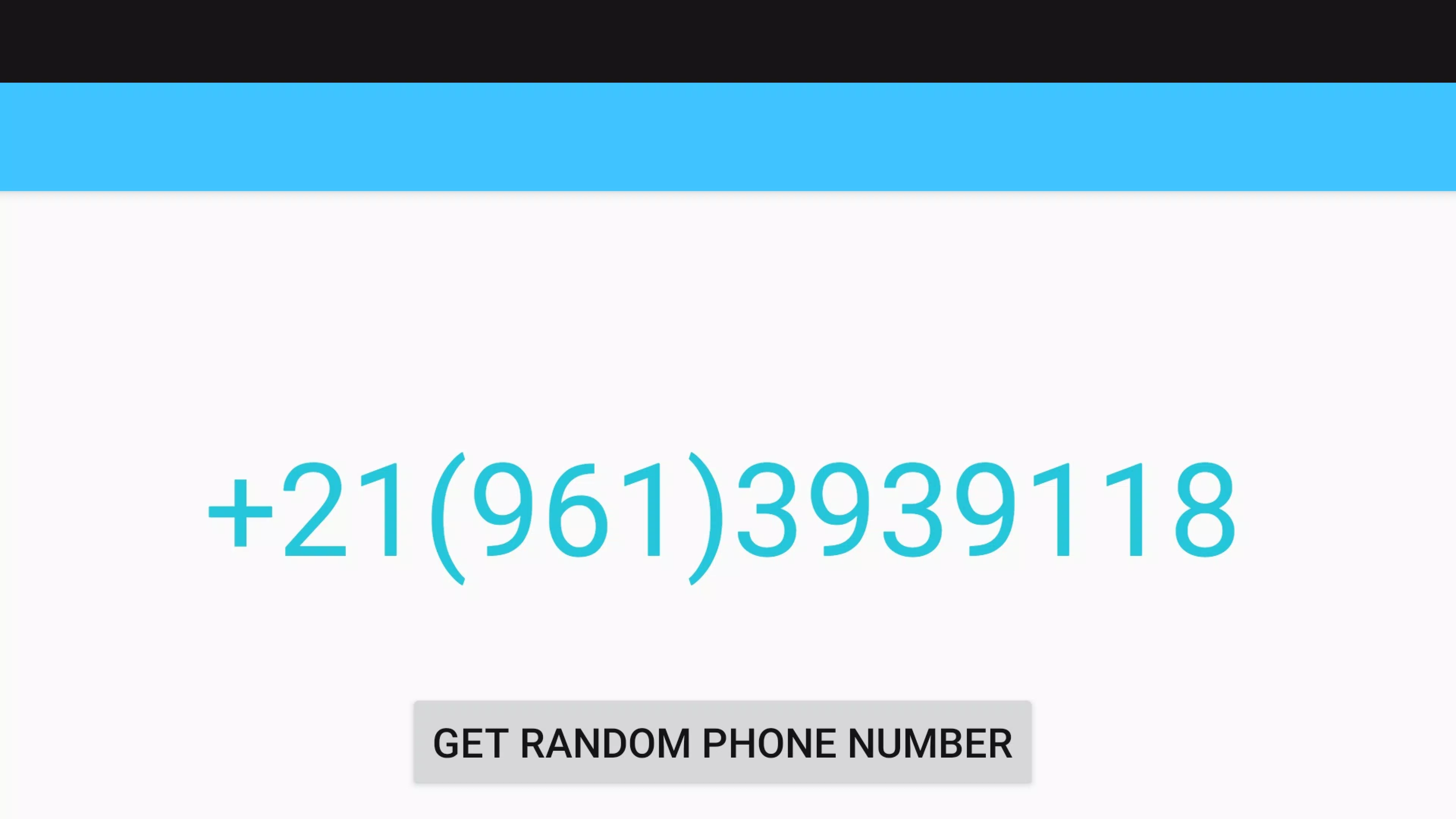 Random Cell Phone Numbers