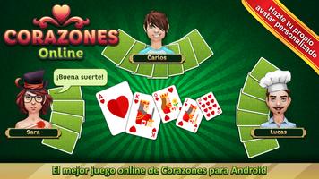 Corazones online Poster