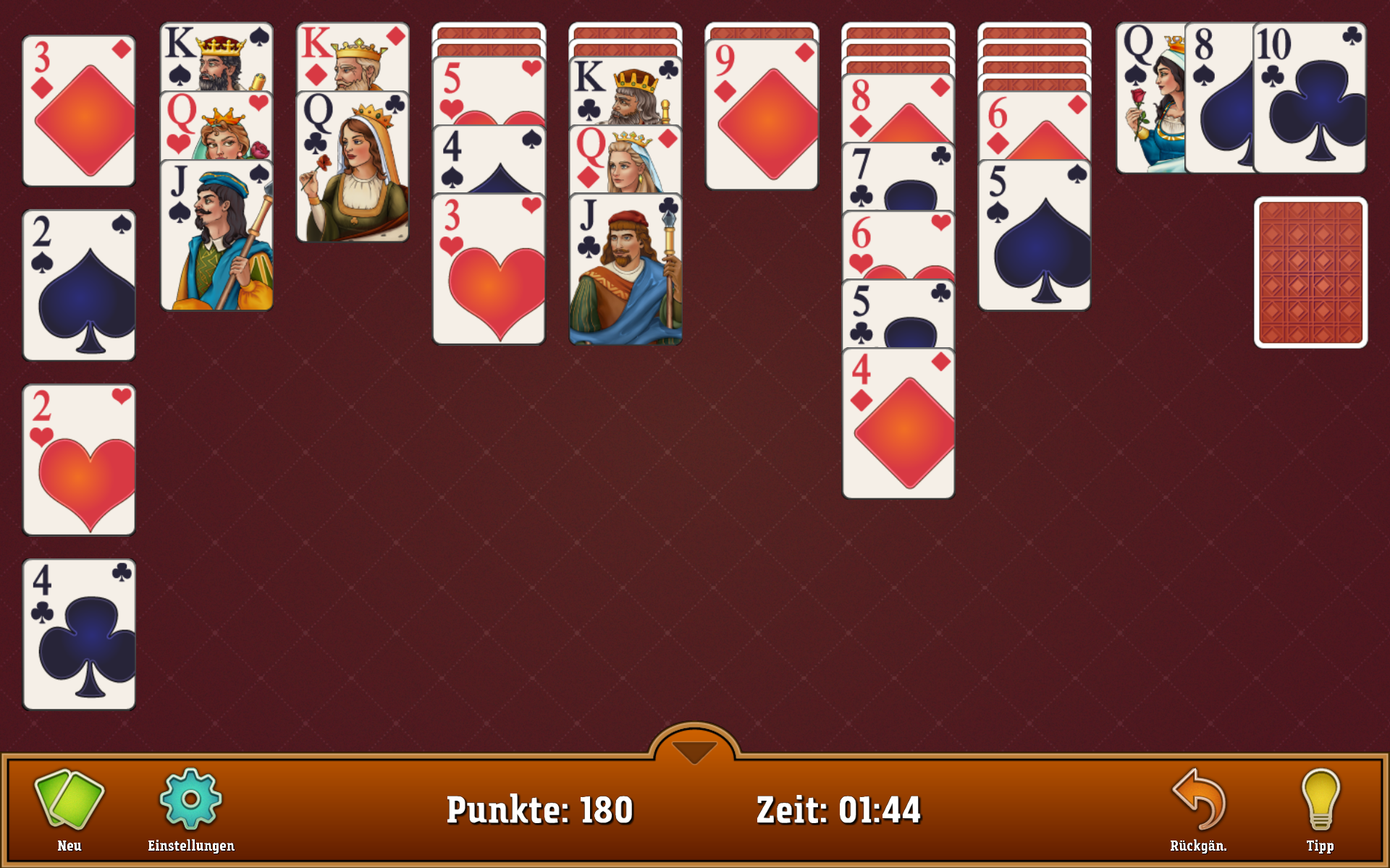 Einfaches Solitär Einfaches Solitär