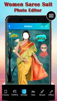 2 Schermata Women Saree Photo Editor