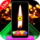 Candle Video Live Wallpaper icône