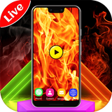 Fire video Live Wallpaper icône