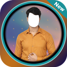 Men Formal Shirt Photo Suit Editor-icoon