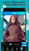 Party Hijab Gown Photo Suit Editor capture d'écran 3