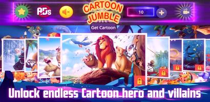 Cartoon Jumble Affiche