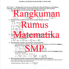 Rangkuman Rumus Matematika SMP 아이콘