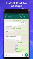 Instant Chat For Whatapp capture d'écran 3