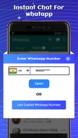 Instant Chat For Whatapp capture d'écran 1