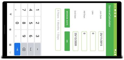 Service Calculator Plakat