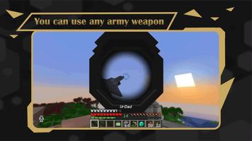 Actual Gun Army Mod for MCPE Affiche