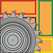 Sheet cutting icon