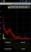 برنامه‌نما Spectrum Analyzer عکس از صفحه